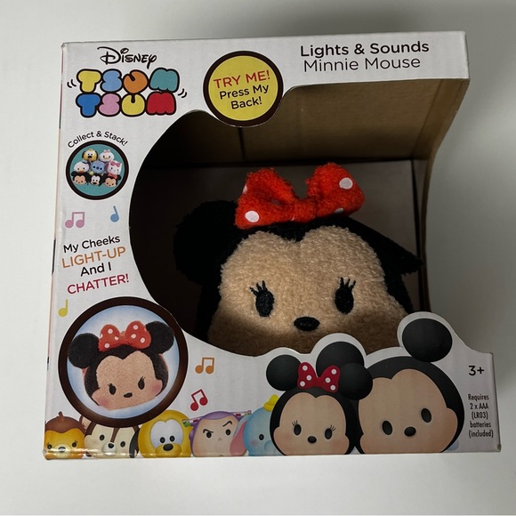 Disney Minnie Mouse and Ariel TSUM TSUM. NIB, Group of both,Never out of box. - Picture 3 of 15